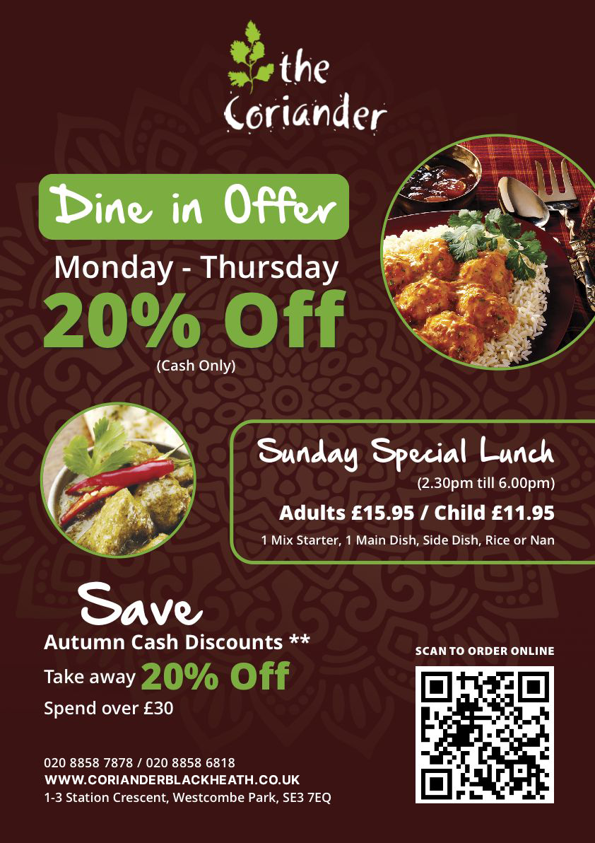The Coriander Blackheath